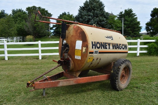 Clay Honey Wagon 800 gal. liquid manure spreader
