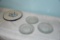 Pottery cake stand & cake plates