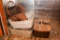 Quantity of picnic, laundry, & wicker baskets