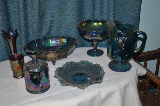 Large quantity of Carnival glass