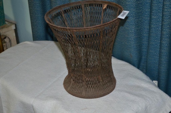 Industrial style waste basket