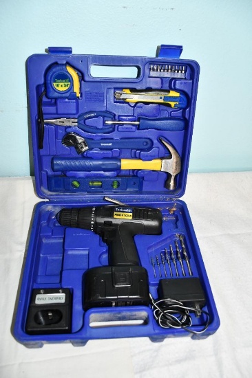 Tool smith cordless drill & attachments