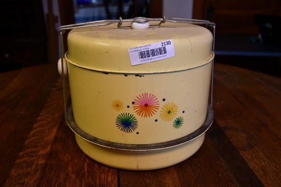 Vintage cake carrier