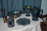 Large quantity of Carnival glass