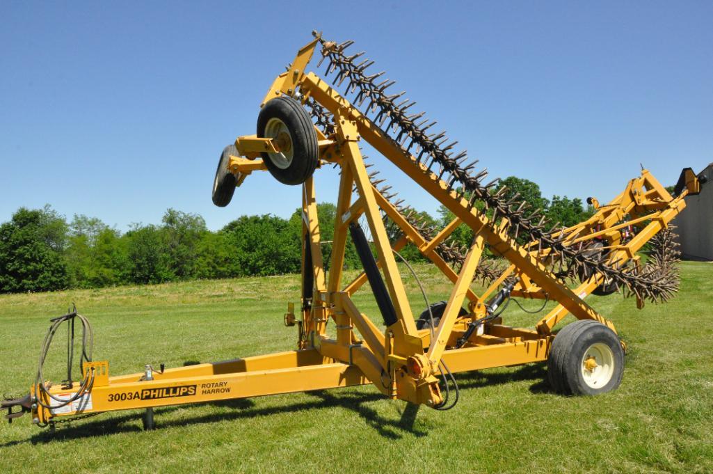 Phillips 3003A 30' rotary harrow | Proxibid
