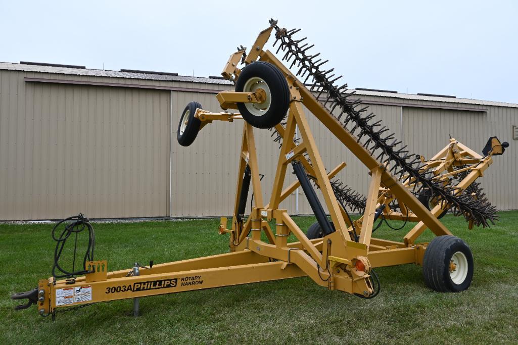 Phillips 3003A 30' rotary harrow | Proxibid