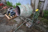 Portable cement mixer