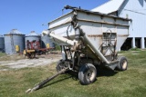 Custom built dry fertilizer tender trailer