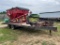 Seed tender gravity box on trailer