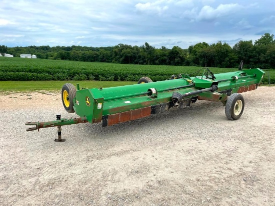 John Deere 120 20' stalk shredder