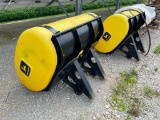 (2) JD 225 gal. planter poly tanks