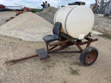 200 gal. poly tank on trailer
