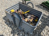 Steel skid w/assorted fittings & couplers