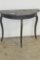 37 in. wide x 17 in. deep x 32 in. tall rustic wrap around wall /sofa table