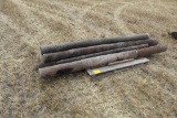 (8) Round Wood Fence Post