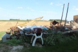 Pile Of Scrap Iron by Bin