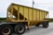 Wilson 20' steel hopper bottom grain trailer