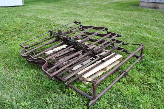 3 section drag harrow w/ evener