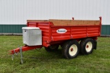 Pronovost 5' x 8' tandem axle dump trailer