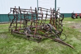 John Deere 22' 4 section harrow on Noble 800 series hyd. cart