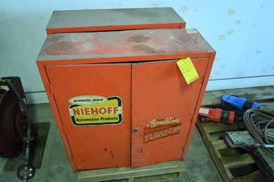 (2) Metal parts cabinets