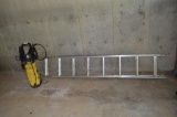 Karcher 1600 psi power washer & smaller aluminum ext. ladder