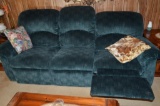 2-piece Lazy Boy matching sofa and recliner, sofa has (2) push button with side recliners, color