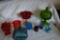 Glass in many colors to include