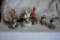 Collection of ceramic birds