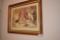 28 in. x 22 in. modern Girl and pets picture