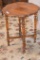 23 in. diameter scalloped top parlor table