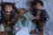 (3) Modern porc. dolls as pictured