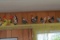 Large collection of chickens & roosters