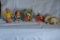 Echo Big Hot Don on Donkey, wind up tin dog, & other wind up toys