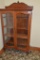 36 in. wide x 61 in. tall antique oak China cabinet