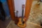 Harry Rempe vintage guitar, vintage violin, & fishing pole