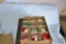 Vintage Christmas decorations, sleigh bells, etc.
