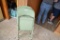 (3) Metal card style chairs
