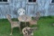 Wrought iron table & 4 chairs