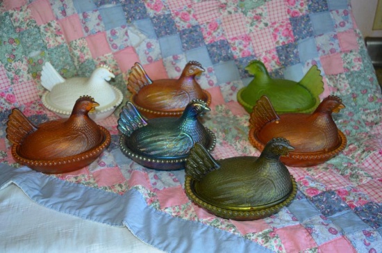 (7) Hens on the Nest