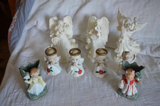 Large quantity of religious figurines