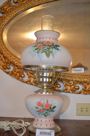 18 in. tall modern parlor lamp