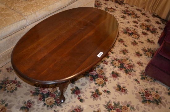 48 in. wide x 28 in. deep coffee table