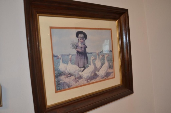 26 in. x 21 in. modern goose picture