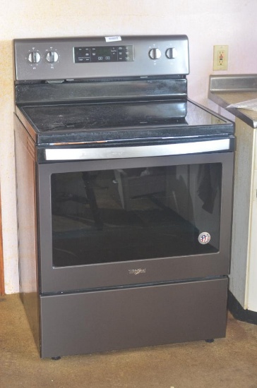 Whirlpool flat top electric range