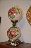 22 in. tall parlor lamp