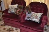 (2) Matching Upholstered chairs