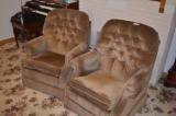 (2) Matching Upholstered chairs