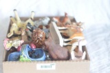 Large quantity of animal figurines
