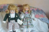 (2) Porc. dolls as pictured